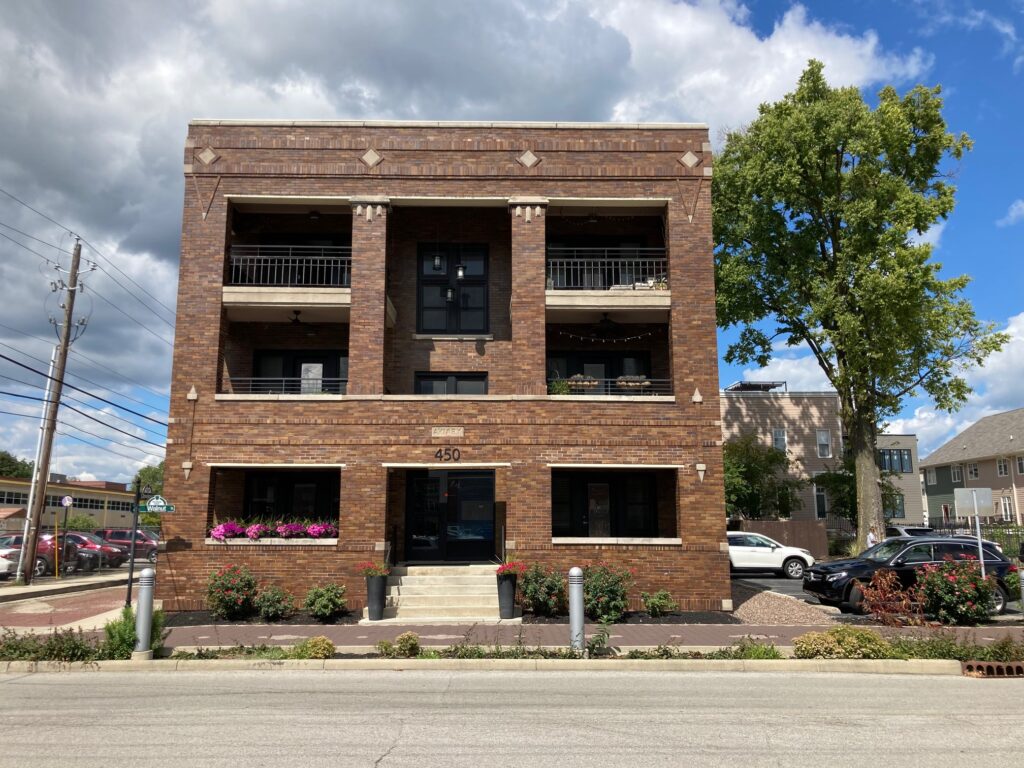 Axia Urban Downtown Indianapolis Luxury Apartment Buildings.